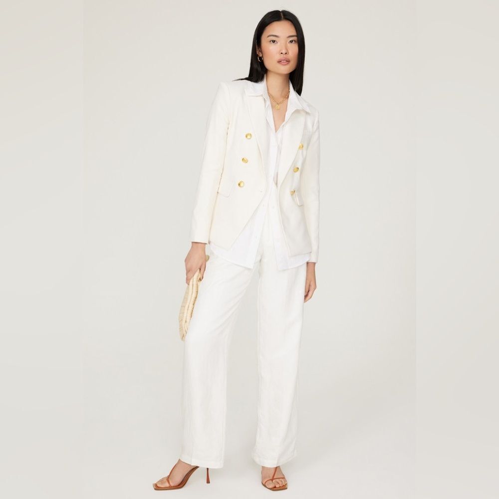 Rag & Bone Preston Wool Blazer in White, NWT, Size 0 - Picture 4 of 15